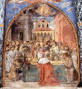 GOZZOLI, Benozzo Scenes from the Life of St Francis (Scene 12, south wall) dfhg USA oil painting artist